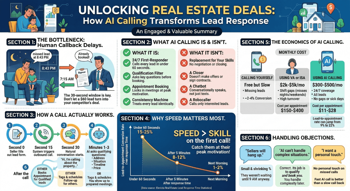 AI Calling for Real Estate: What It Does, What It Doesn't, and Why It Works