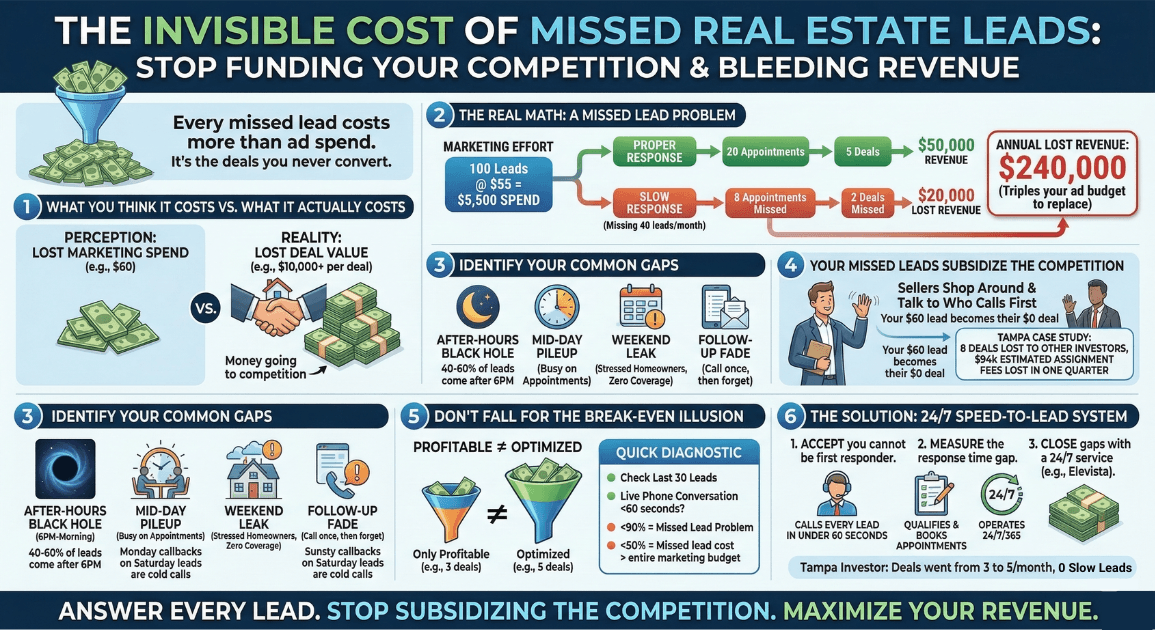 The Real Cost of Every Missed Real Estate Lead