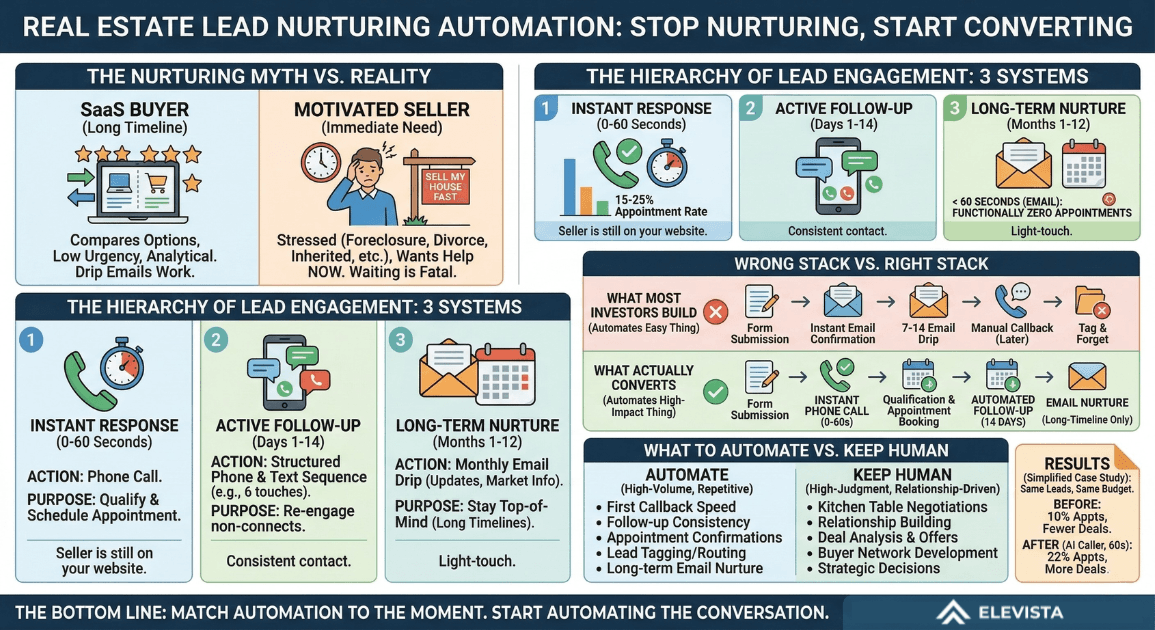 Real Estate Lead Nurturing Automation: Stop Nurturing and Start Converting