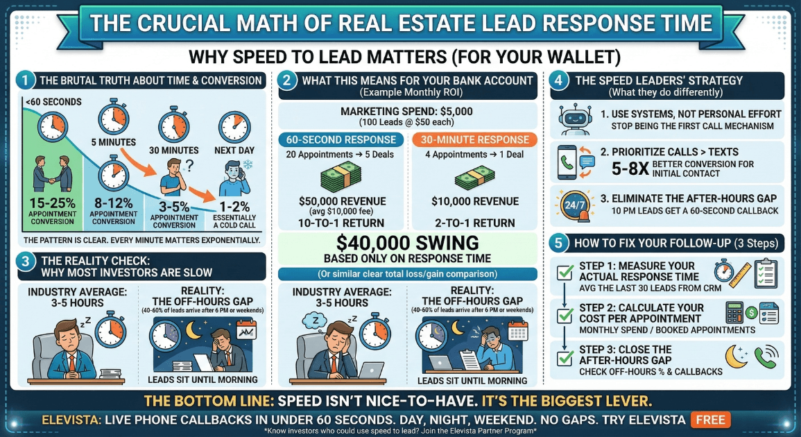 Real Estate Lead Response Time Statistics Every Investor Needs to See
